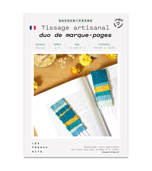 French Kits DIY Tissage Duo de marque-pages
