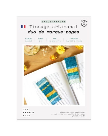 French Kits DIY Tissage Duo de marque-pages