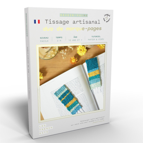 French Kits DIY Tissage Duo de marque-pages