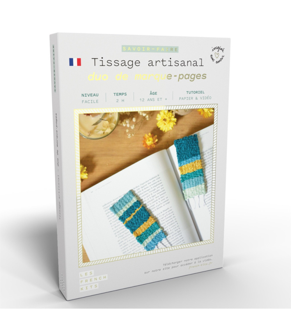 French Kits DIY Tissage Duo de marque-pages