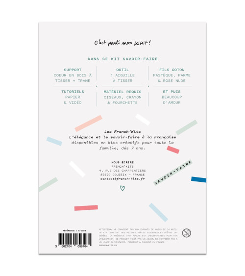 French DIY Kits Weaving Tender Heart