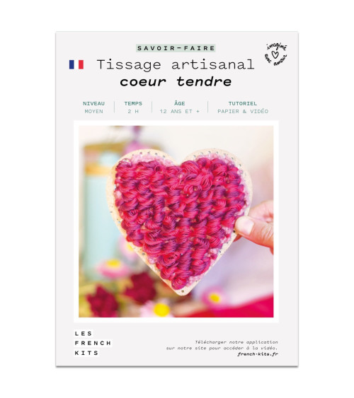 French Kits DIY Tissage Cœur tendre