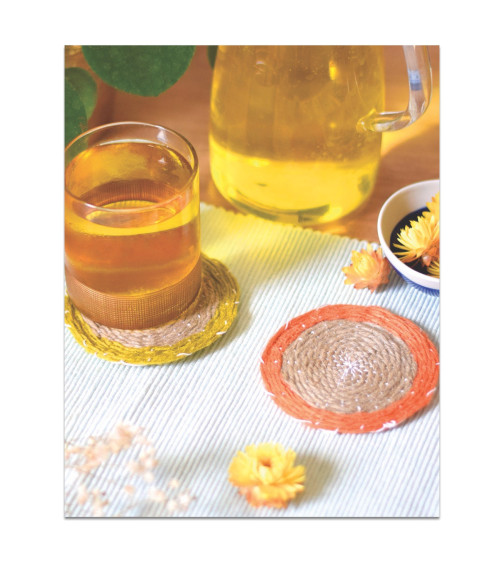 French DIY Weaving Kits Duo of coasters