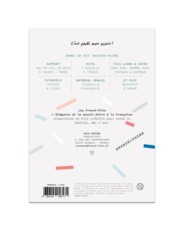 French Kits DIY Tissage Arc en ciel