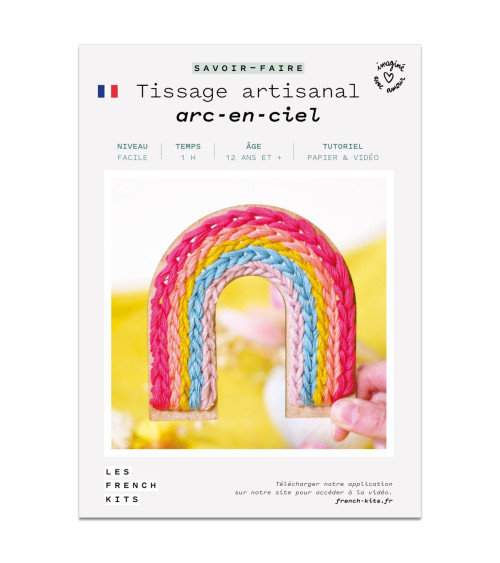 French Kits DIY Tissage Arc en ciel