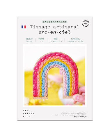 French Kits DIY Tissage Arc en ciel