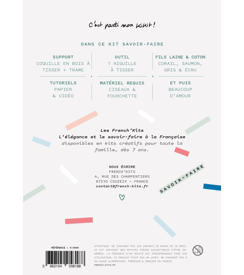French Kits DIY Tissage Coquille marine