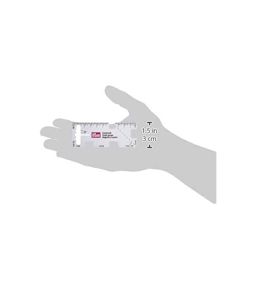 Prym sewing gauge / plastic hem ruler
