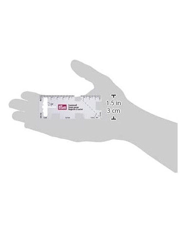 Prym sewing gauge / plastic hem ruler