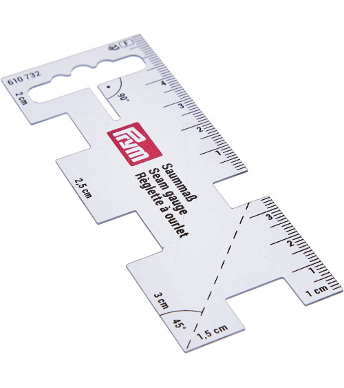 Prym sewing gauge / plastic hem ruler