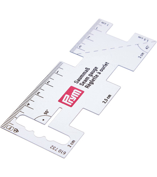 Prym sewing gauge / plastic hem ruler
