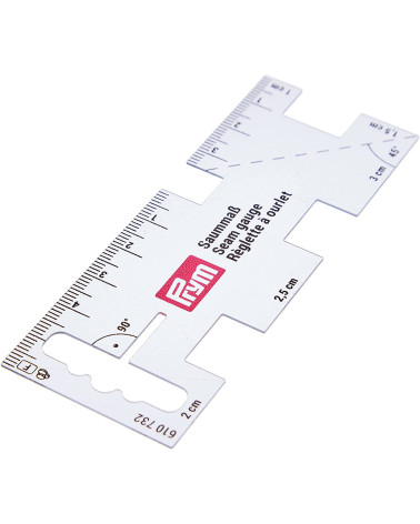 Prym sewing gauge / plastic hem ruler