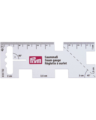 Prym sewing gauge / plastic hem ruler