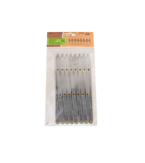 Règle de mesure pour boutonnière en aluminium
