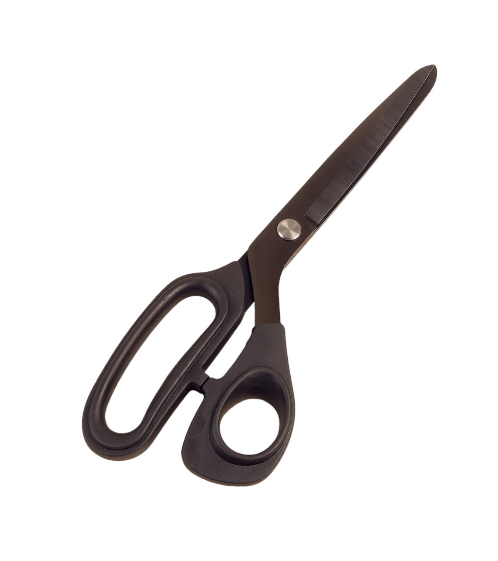 Matte black titanium scissors 28cm