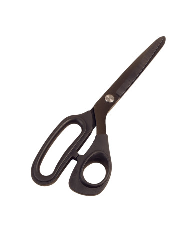 Matte black titanium scissors 28cm