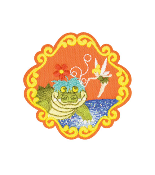 Ecusson thermocollant conte de fée peter pan 5.5x5.5cm