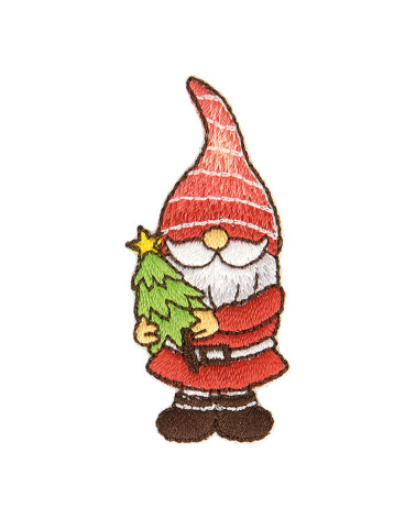 Iron-on patch fairy dwarf fir tree 5x2cm