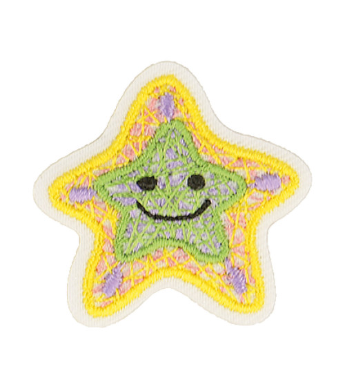 Iron-on patch pretty world of nature starfish 3x3cm