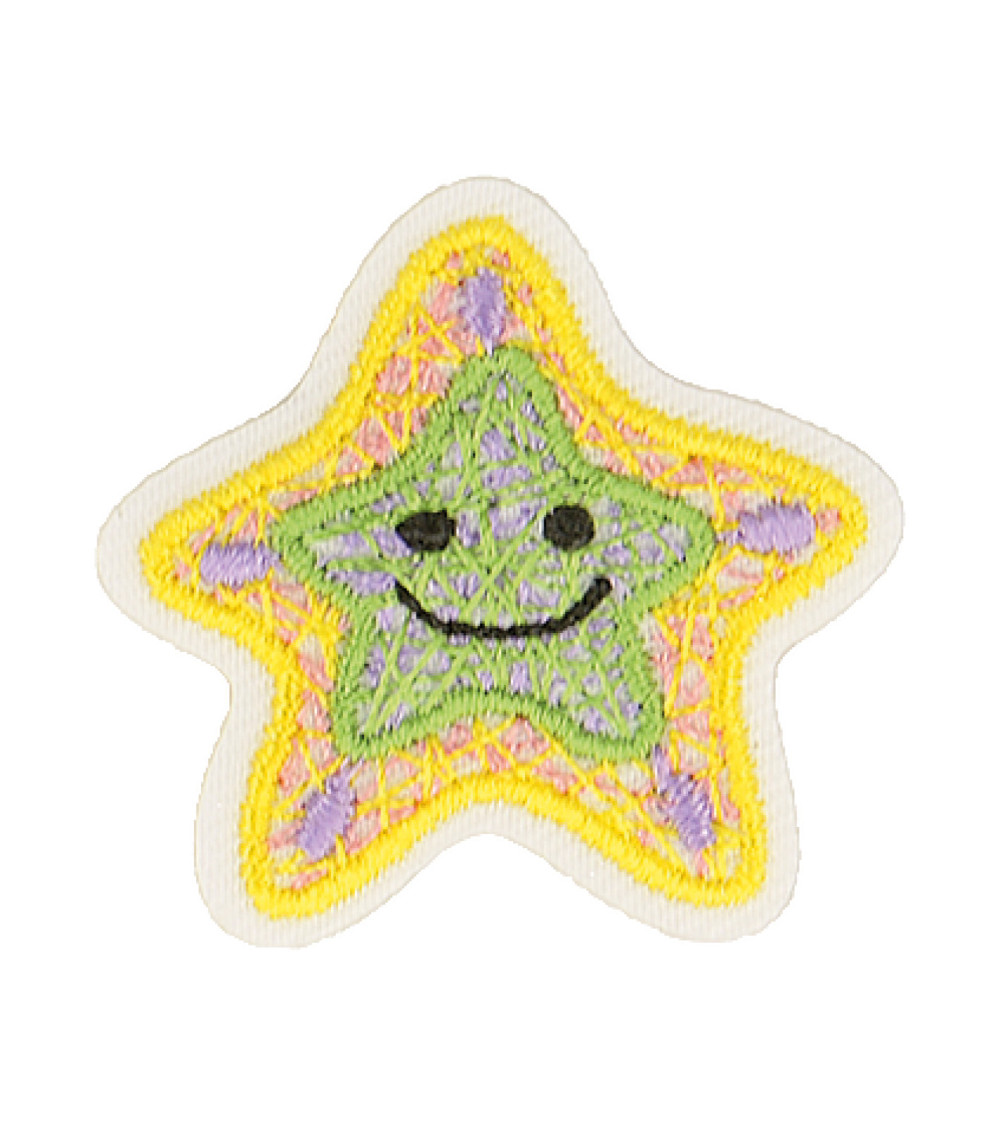 Iron-on patch pretty world of nature starfish 3x3cm