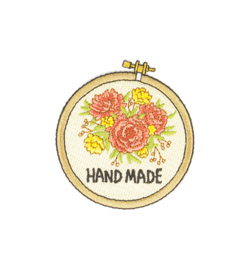 Handmade iron-on patch 6x5.5cm