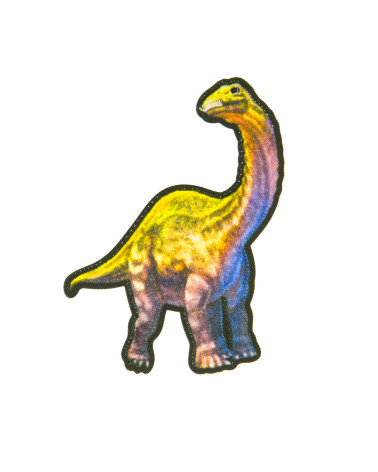 Set mit 3 Brachiosaurus-Dinosaurier-Aufnähern zum Aufbügeln, 6,5 x 5 cm