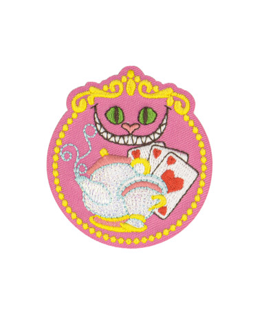Set di 3 toppe termoadesive Alice nel Paese delle Meraviglie fiaba 5,5x5 cm