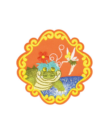 Set mit 3 Aufnähern zum Aufbügeln, Peter Pan, Märchen, 5,5 x 5,5 cm