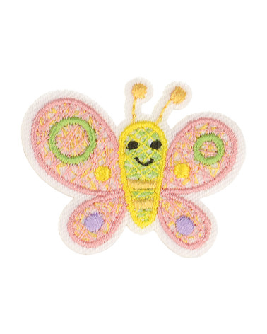 Lot de 3 écussons thermocollants joli monde de la nature papillon 3.5x3cm