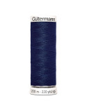 Bobine fil à coudre Gütermann 200m bleu marine 100% polyester - 011