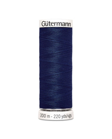 Gütermann sewing thread spool 200m navy blue 100% polyester - 011