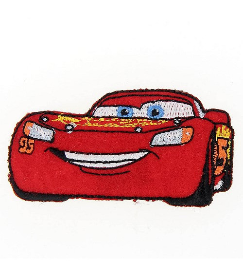 Ecusson Broderie Cars Flash Mac Queen 7x3,5cm