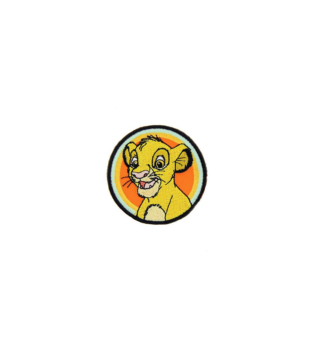 Stickpatch Der König der Löwen Simba 6,5x6,5cm