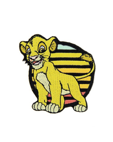 Toppa ricamata Il re leone Simba 6x6,5 cm