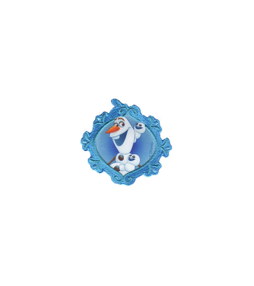 Toppa ricamata Frozen Olaf 7x6,5 cm