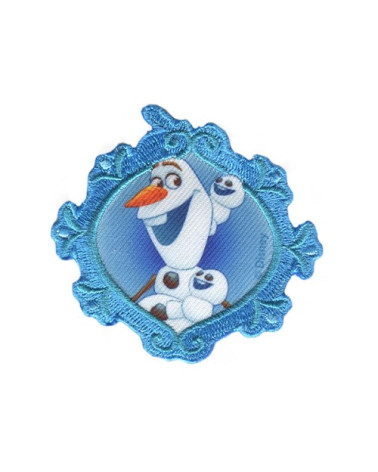 Toppa ricamata Frozen Olaf 7x6,5 cm