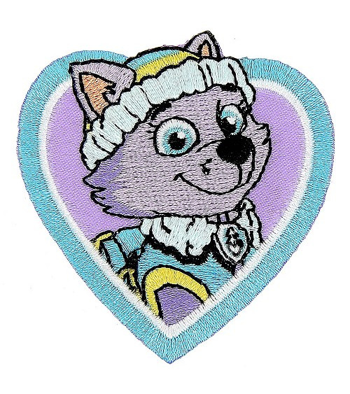Toppa ricamata Paw Patrol Everest 6x6,5 cm
