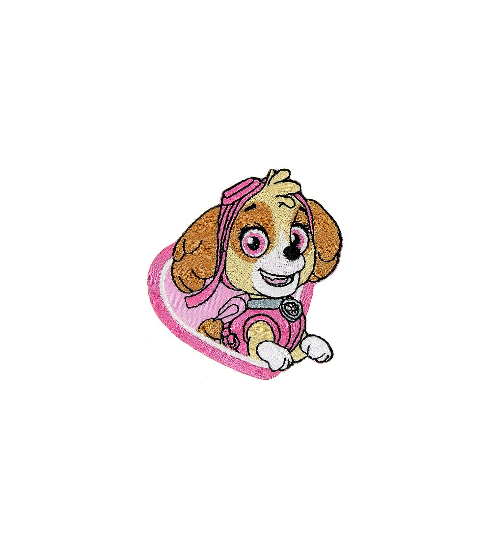 Paw Patrol Stella embroidery badge 5.5x6.5cm