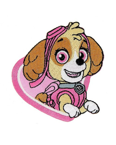 Paw Patrol Stella embroidery patch 5.5x6.5cm