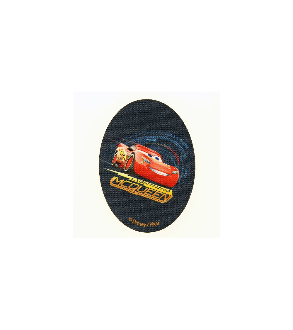 Stemma stampato Cars Flash Mac Queen nero 8x11cm