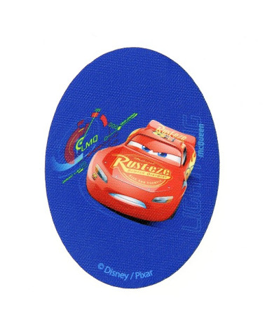 Cars Flash Mac Queen printed badge blue 8x11cm