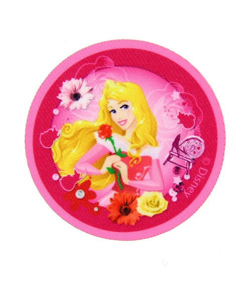 Princess Sleeping Beauty Aurora printed patch 6.5x6.5cm