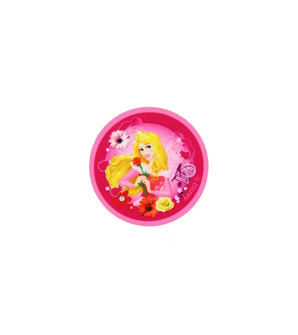 Parche estampado Princesa Bella Durmiente Aurora 6.5x6.5cm