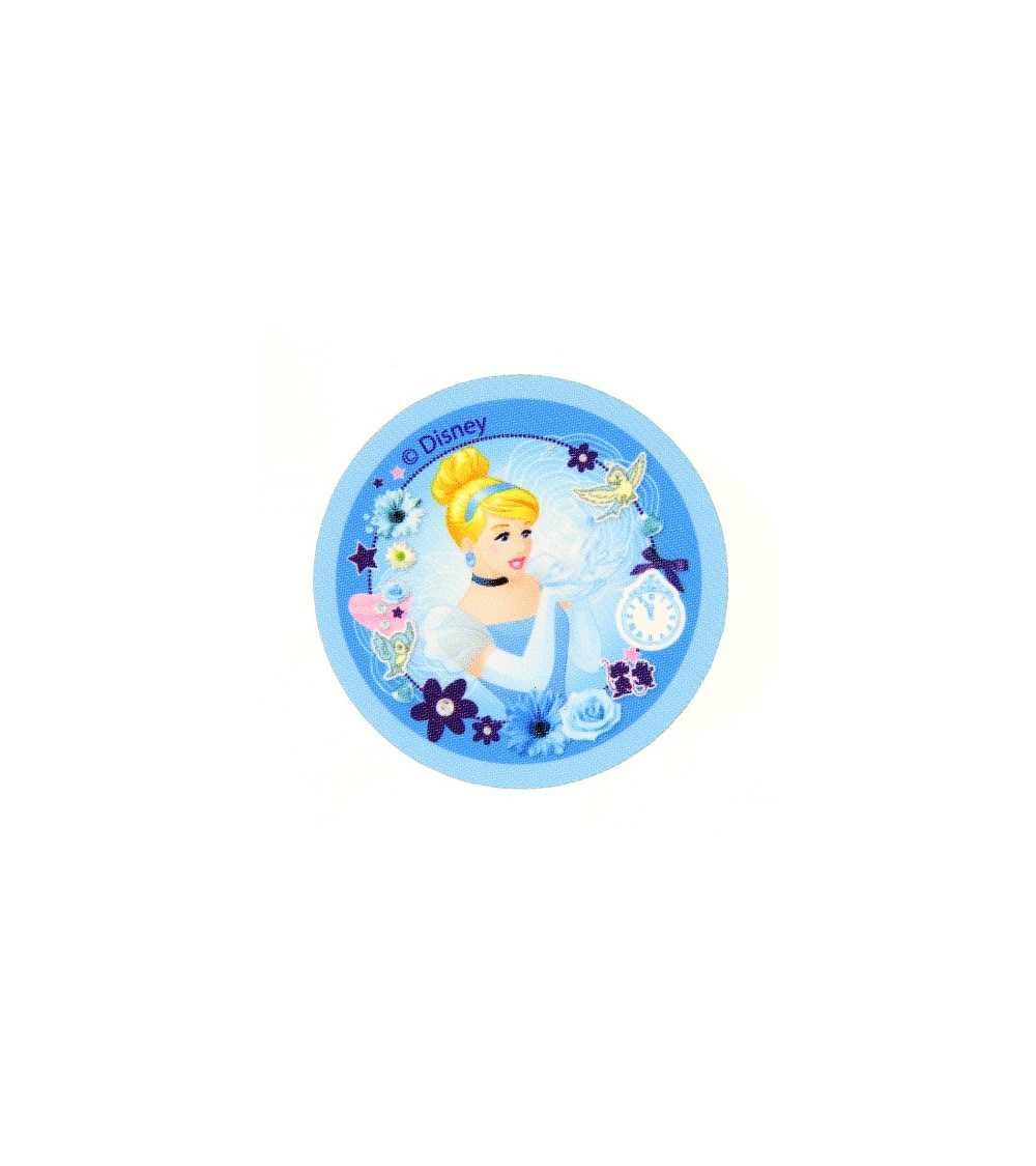 Princess Cinderella printed patch 6.5x6.5cm