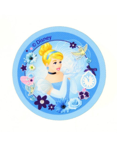Princess Cinderella printed patch 6.5x6.5cm