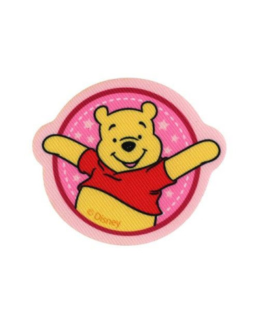 Toppa stampata Winnie braccia aperte 6,5x6,5 cm