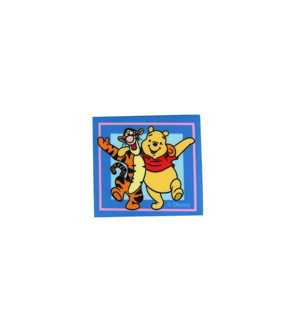 Toppa stampata Winnie & Tigro 7x7 cm