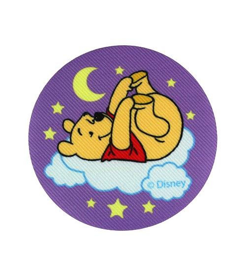 Patch stampata Winnie Sleeps 8x8cm
