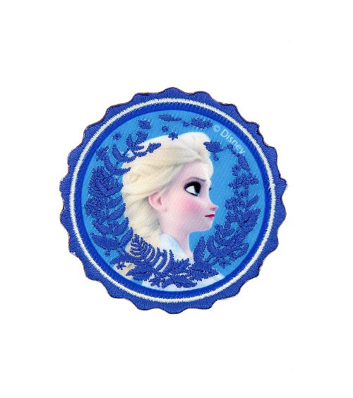 Toppa Elsa e Anna di Frozen 6x6 cm