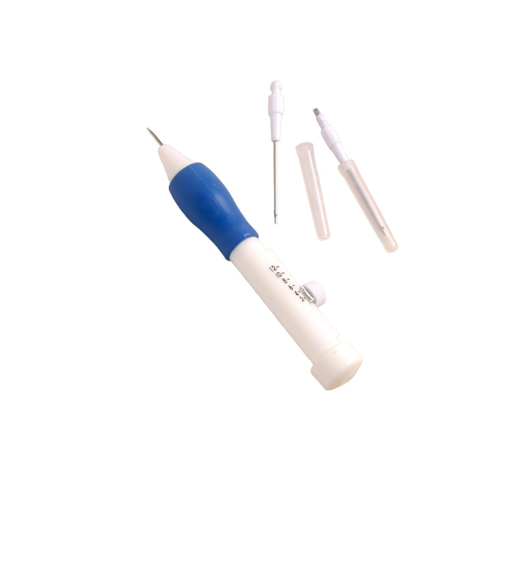 Set punch needle blanc